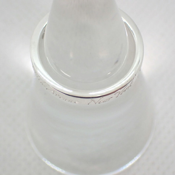 TIFFANY 925 Notes Narrow Ring 10 - Picture 9 of 10